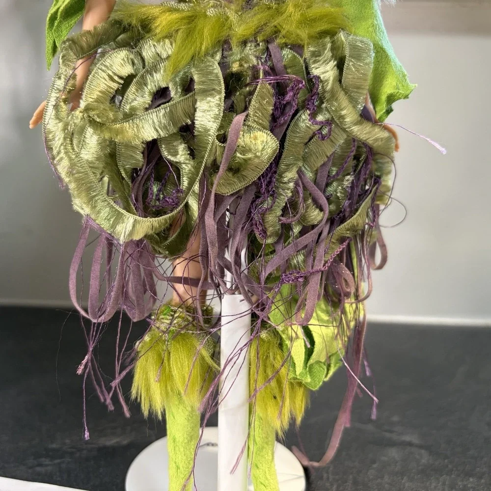 OOAK Green‎ Fairy Doll 12